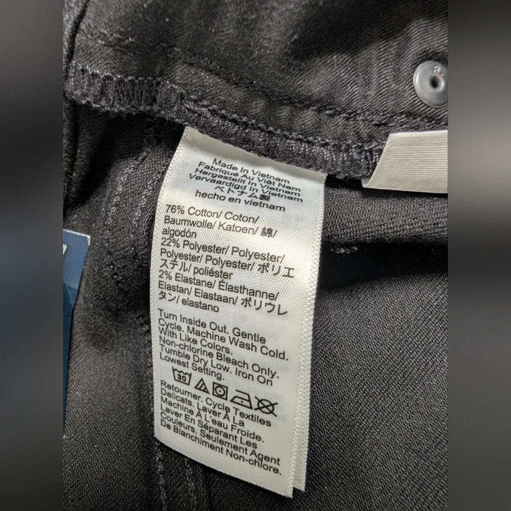 J.Crew Curvy Wide Leg Crop Jeans 29T Black Mid- Rise All-Day Stretch NWT Classic - Picture 4 of 10